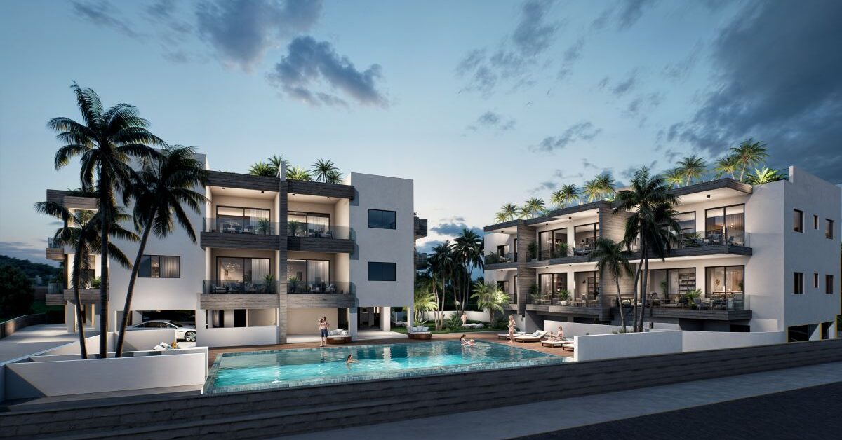 wieczorny-widok-na-kompleks-mieszkalny-corral-bay