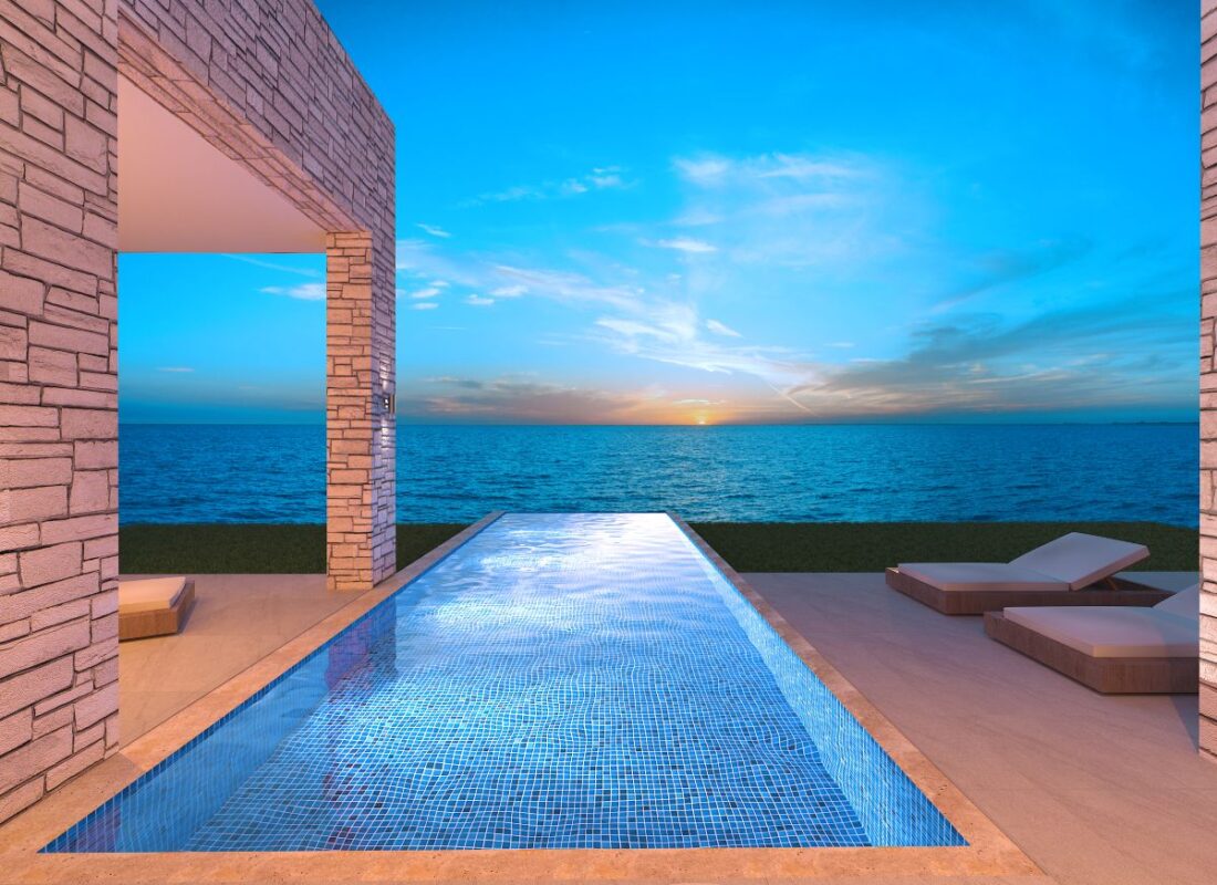 willa pafos cypr widok na morzze