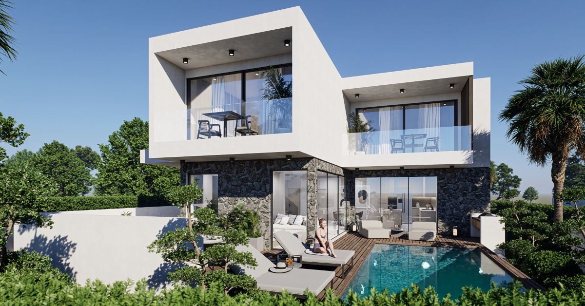 wolnostojąca willa w Pafos Cypr