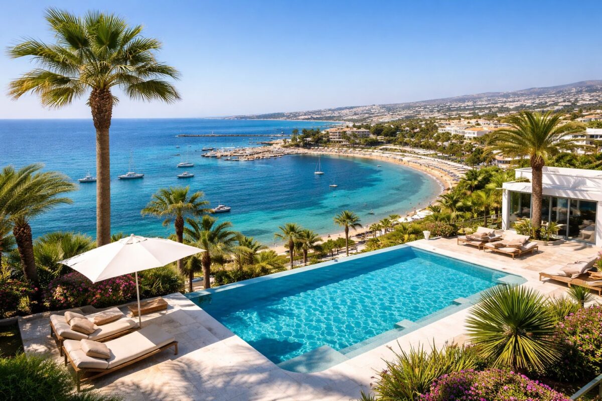 Pafos Cypr panorama wybrzeża nieruchomości inwestycyjne 2026